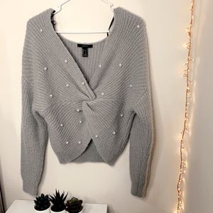 Forever 21 Off shoulder cardigan (Size S)